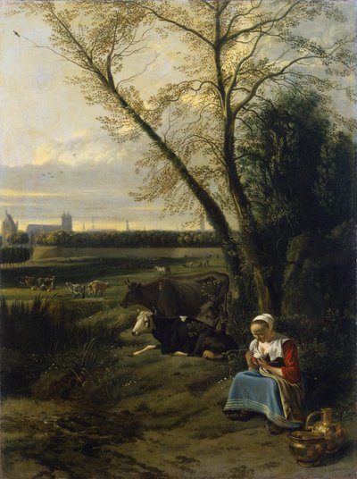 Shepherdess by Jan Siberechts